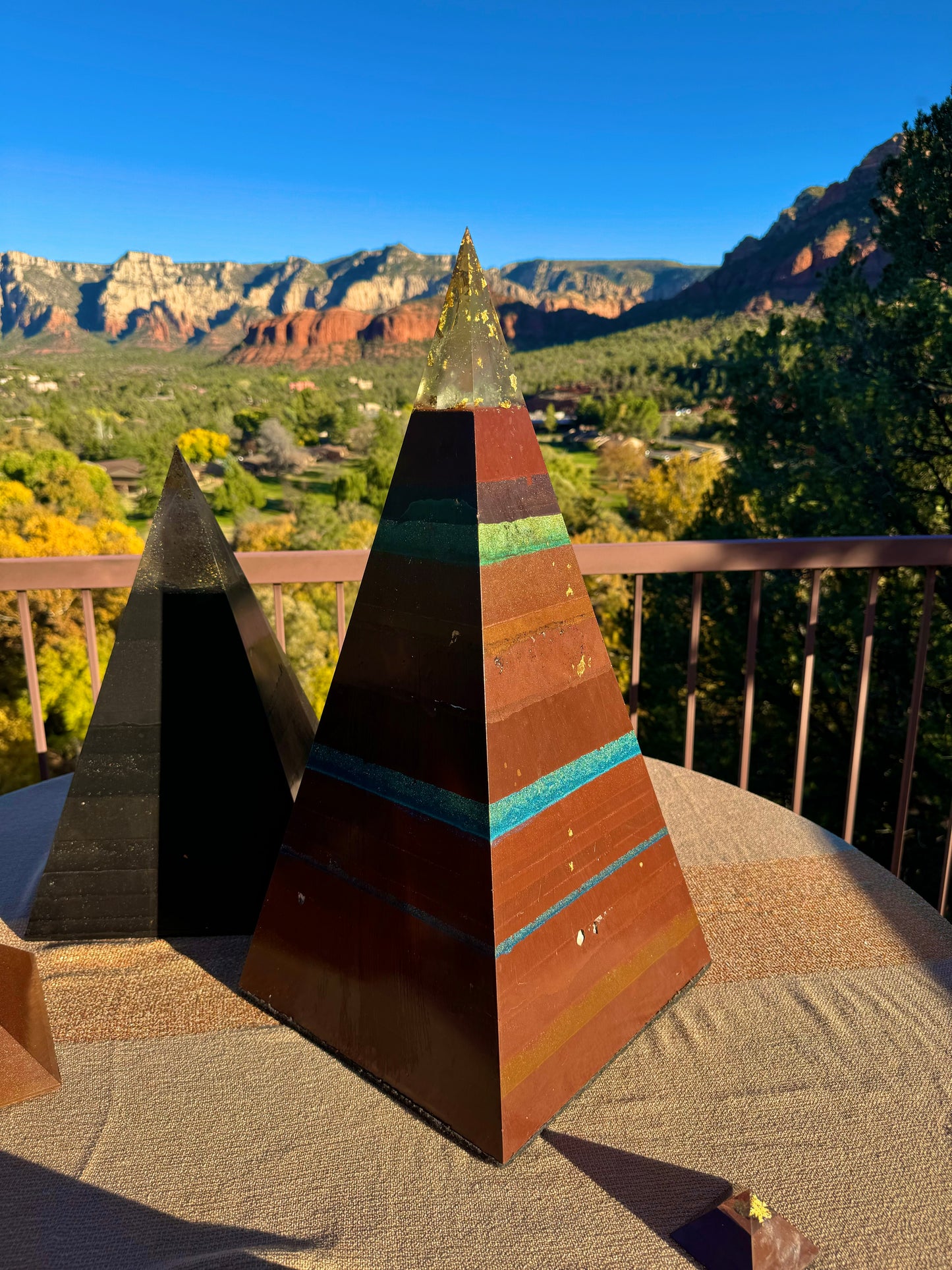 "The Blue Red Sun" 8+ Sided 76° Nubian XXL Custom