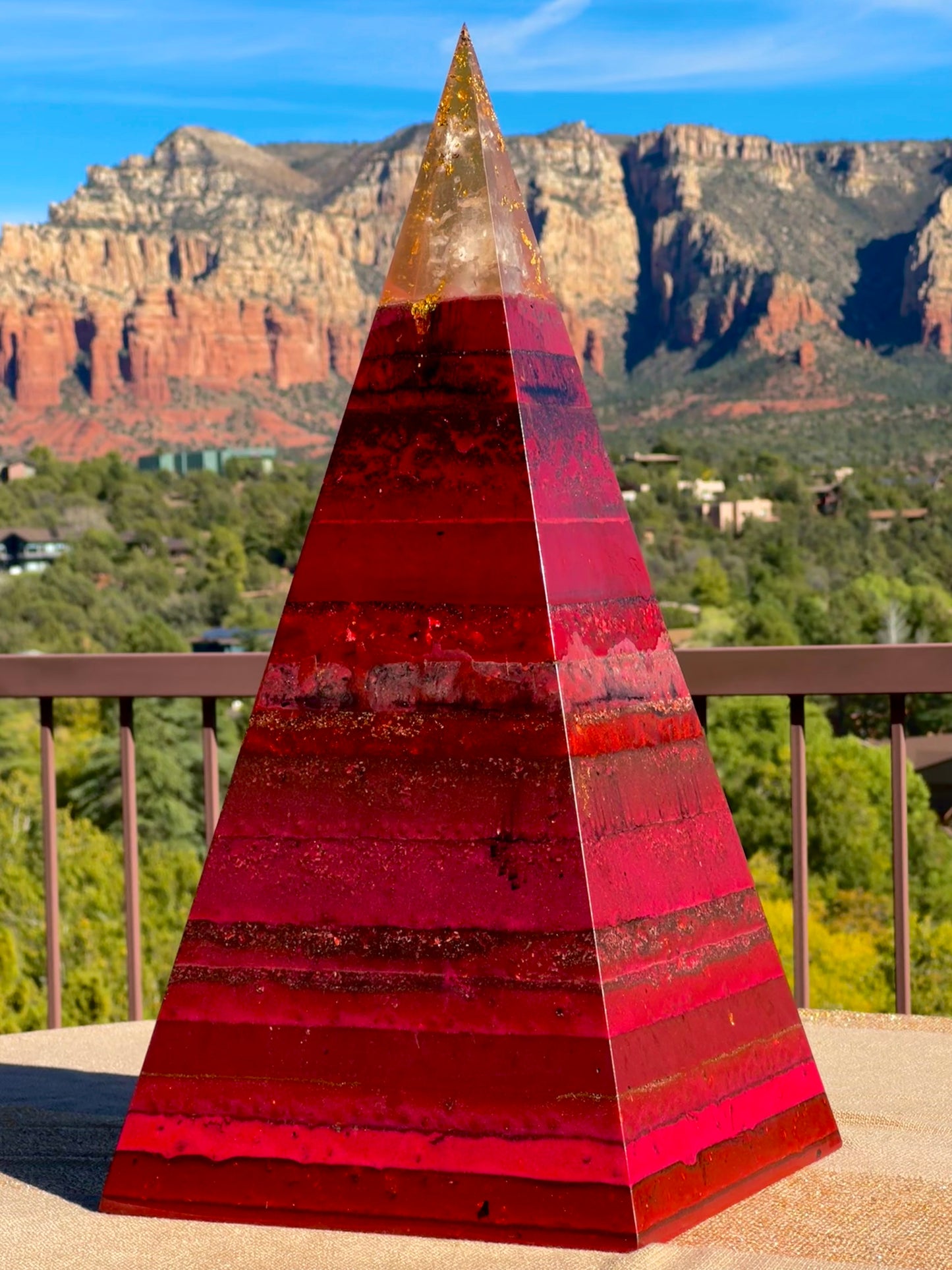 “The Muladhara” 8+ Sided 76° Nubian Pyramid XXL Custom
