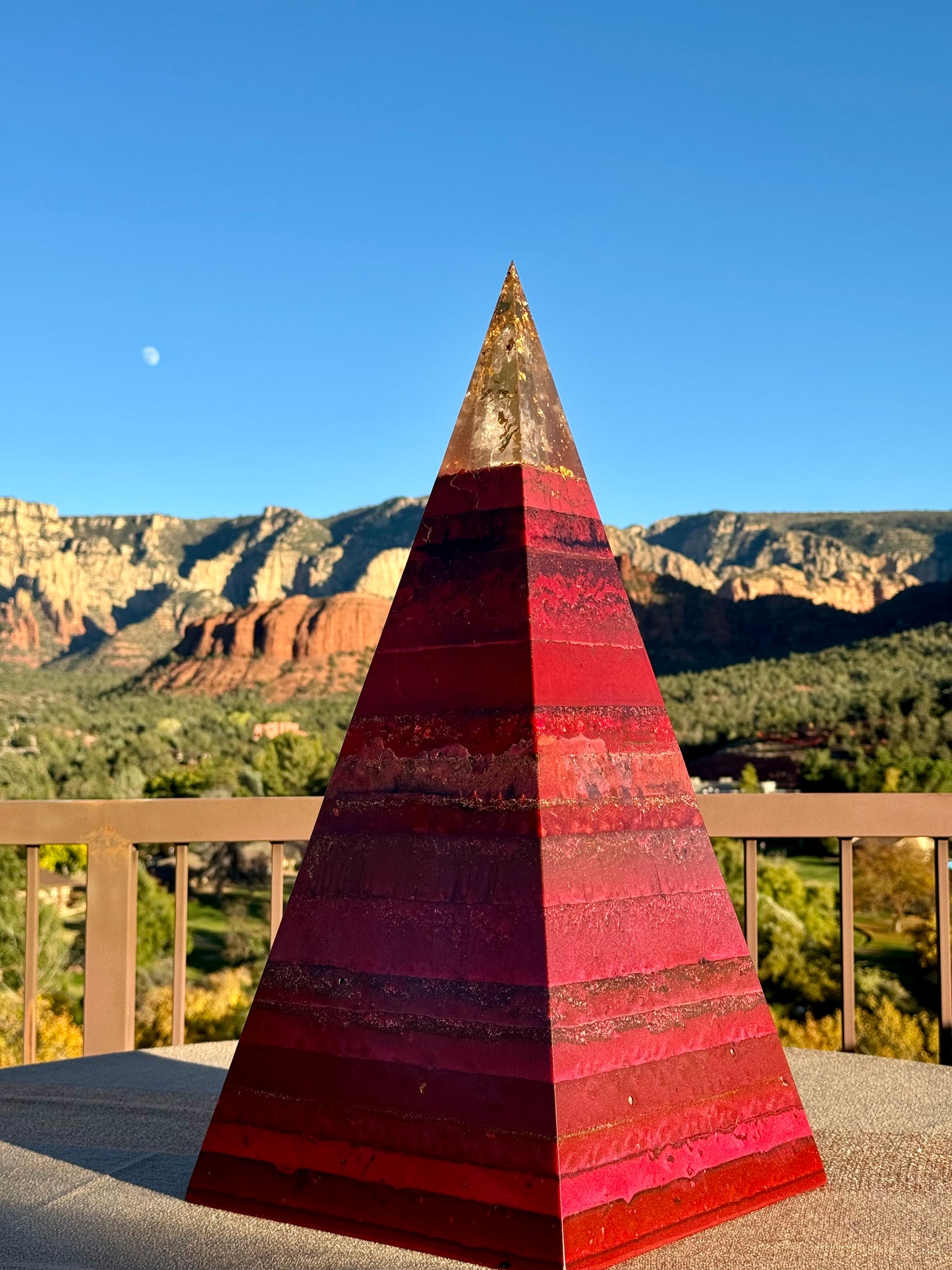 “The Muladhara” 8+ Sided 76° Nubian Pyramid XXL Custom