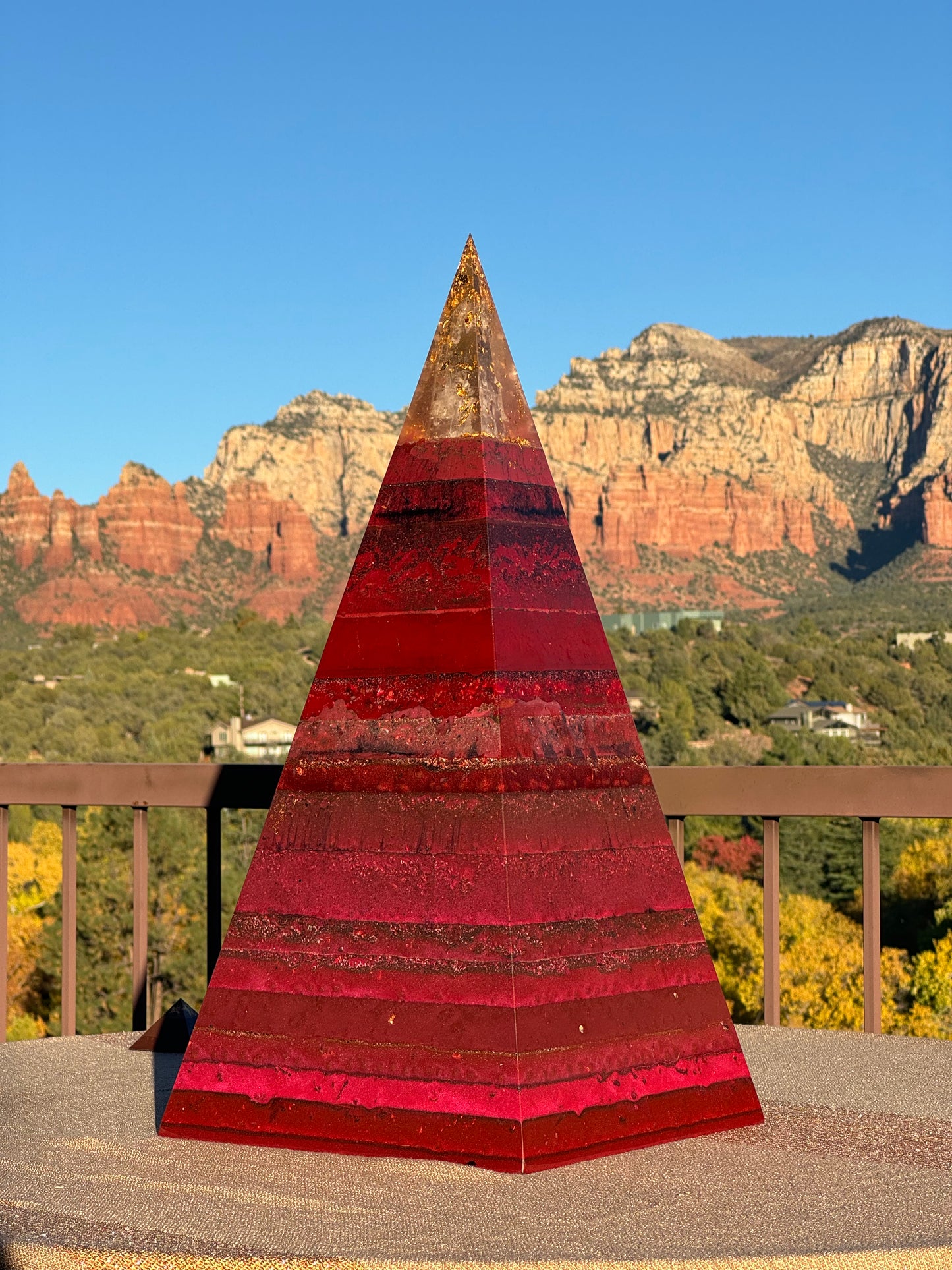 “The Muladhara” 8+ Sided 76° Nubian Pyramid XXL Custom