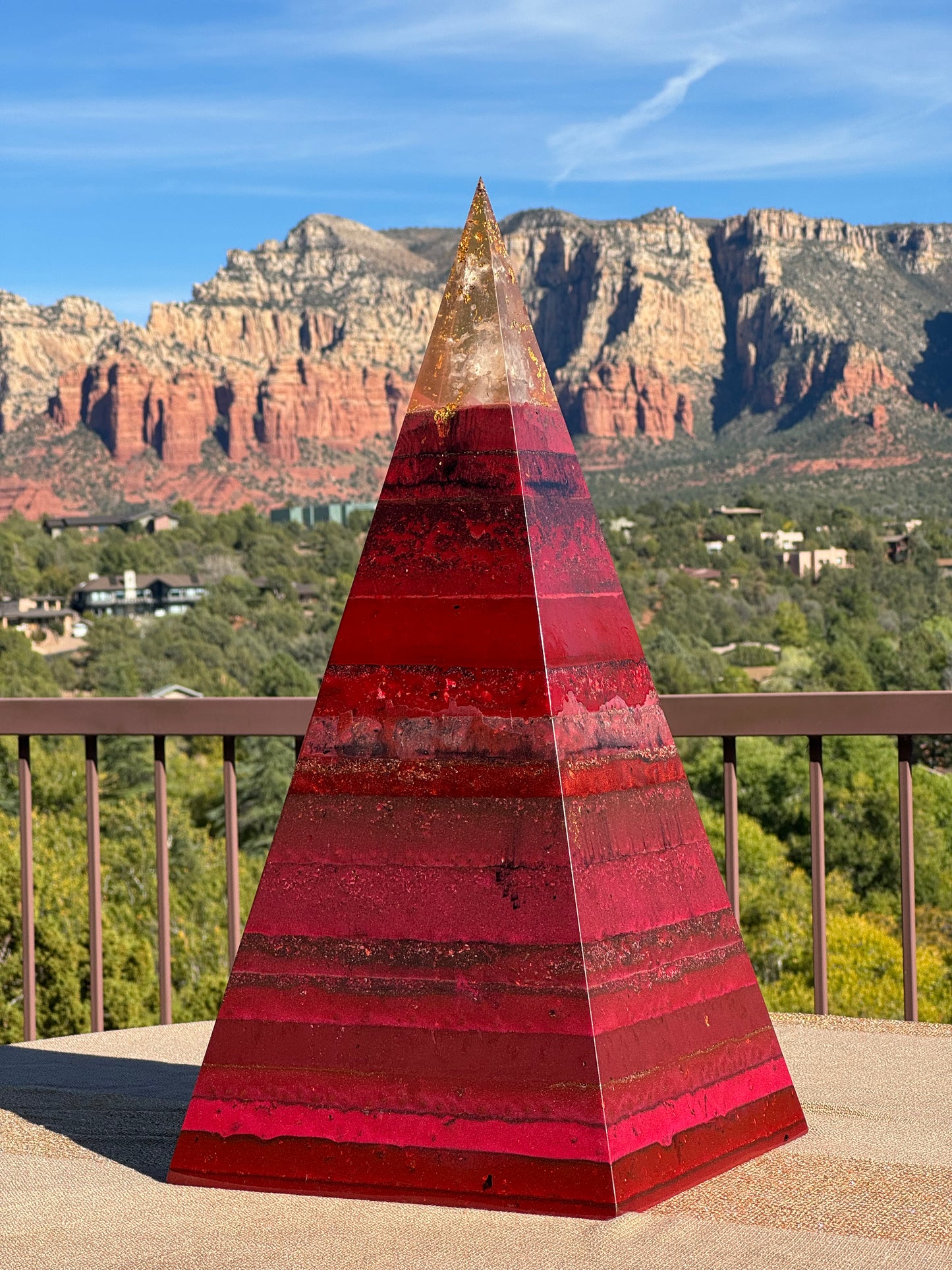“The Muladhara” 8+ Sided 76° Nubian Pyramid XXL Custom