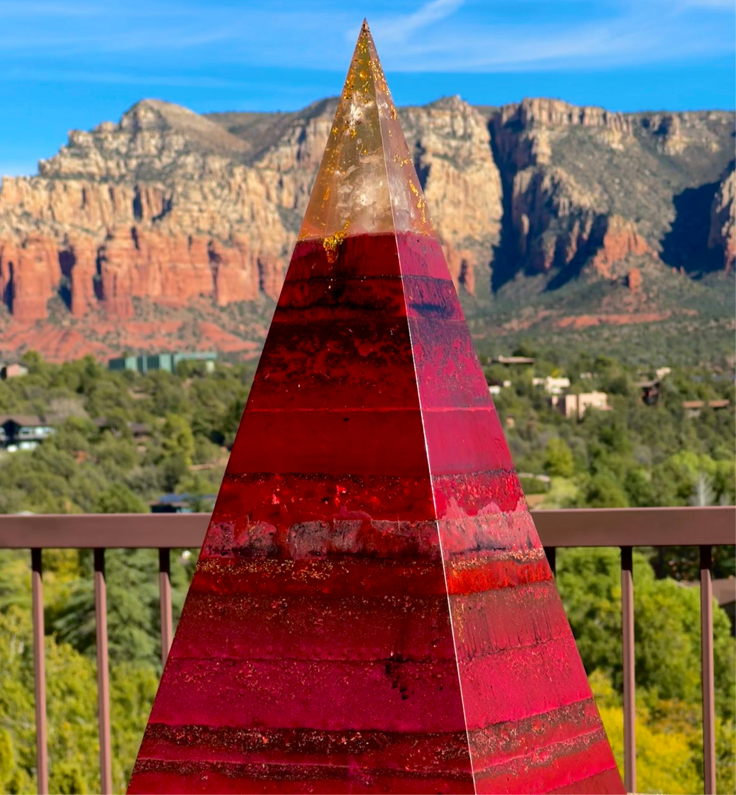 “The Muladhara” 8+ Sided 76° Nubian Pyramid XXL Custom