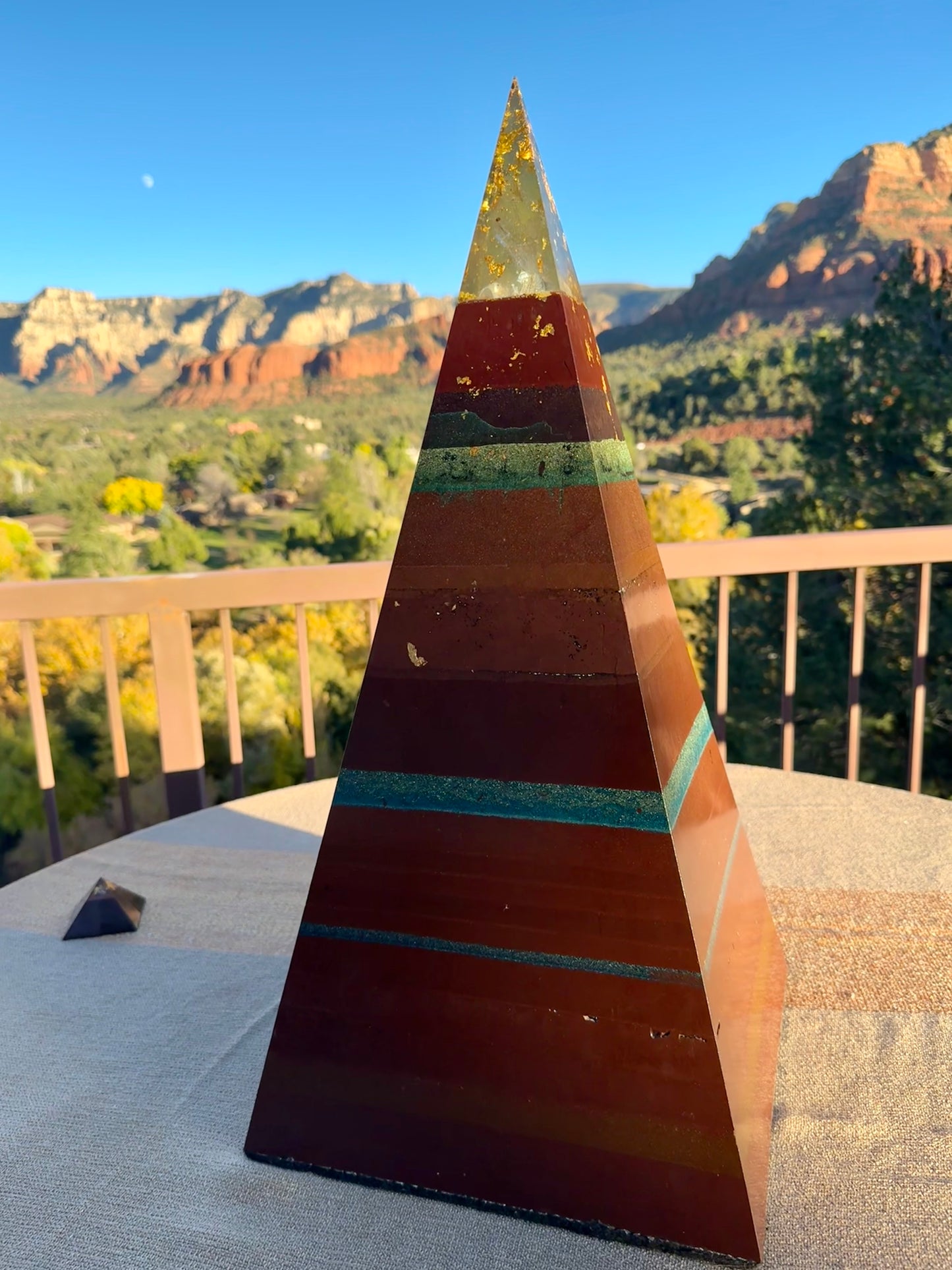 "The Blue Red Sun" 8+ Sided 76° Nubian XXL Custom