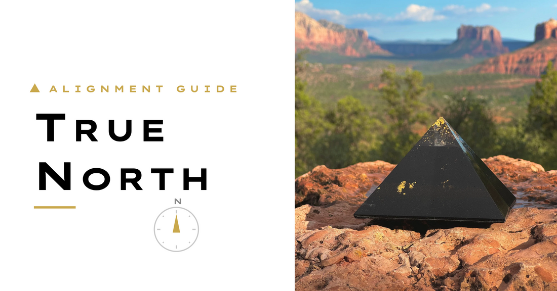 How to align your orgone pyramid to true north