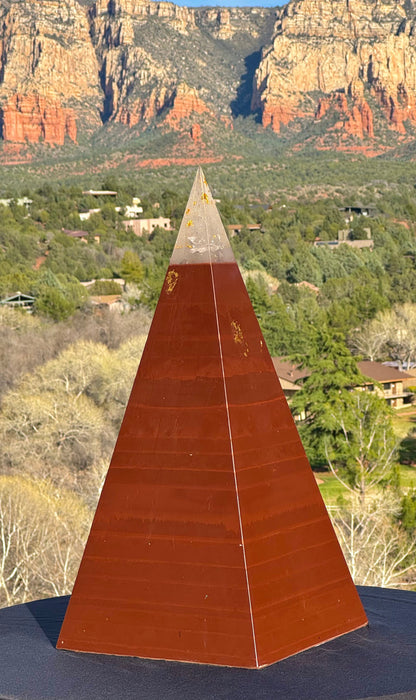 XXL Red Sun 8+ Sided 76° Nubian Pyramid