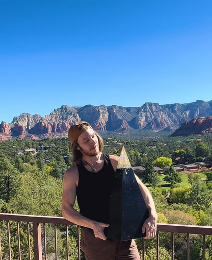 XXL Black Sun 8+ Sided 76° Nubian Pyramid