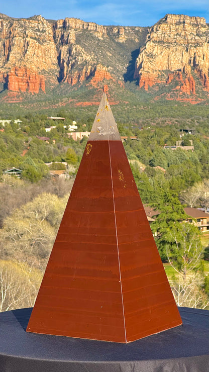 XXL Red Sun 8+ Sided 76° Nubian Pyramid