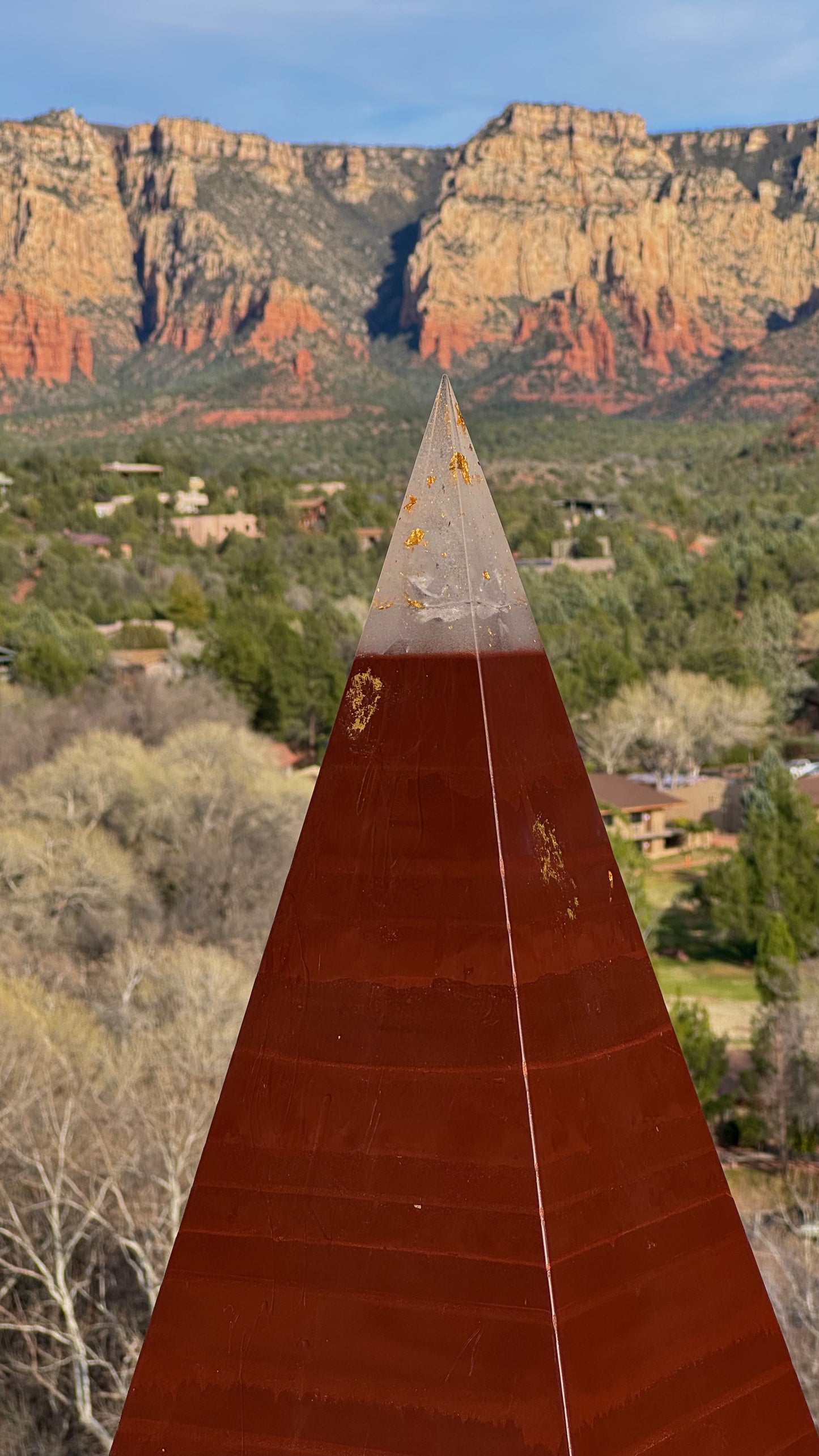 XXL Red Sun 8+ Sided 76° Nubian Pyramid