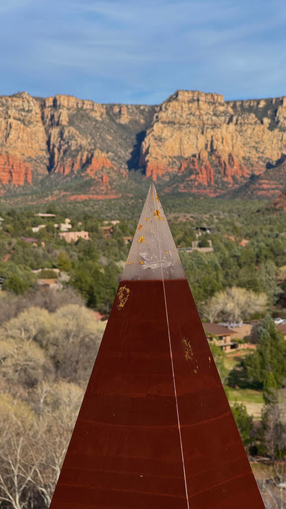 XXL Red Sun 8+ Sided 76° Nubian Pyramid