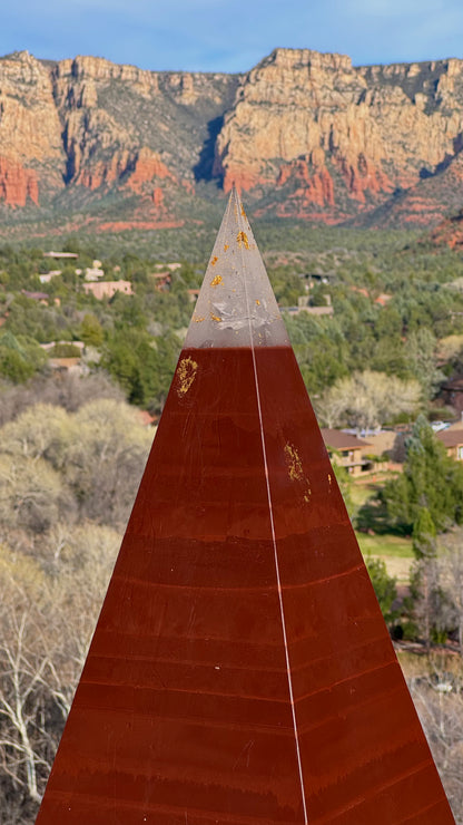 XXL Red Sun 8+ Sided 76° Nubian Pyramid