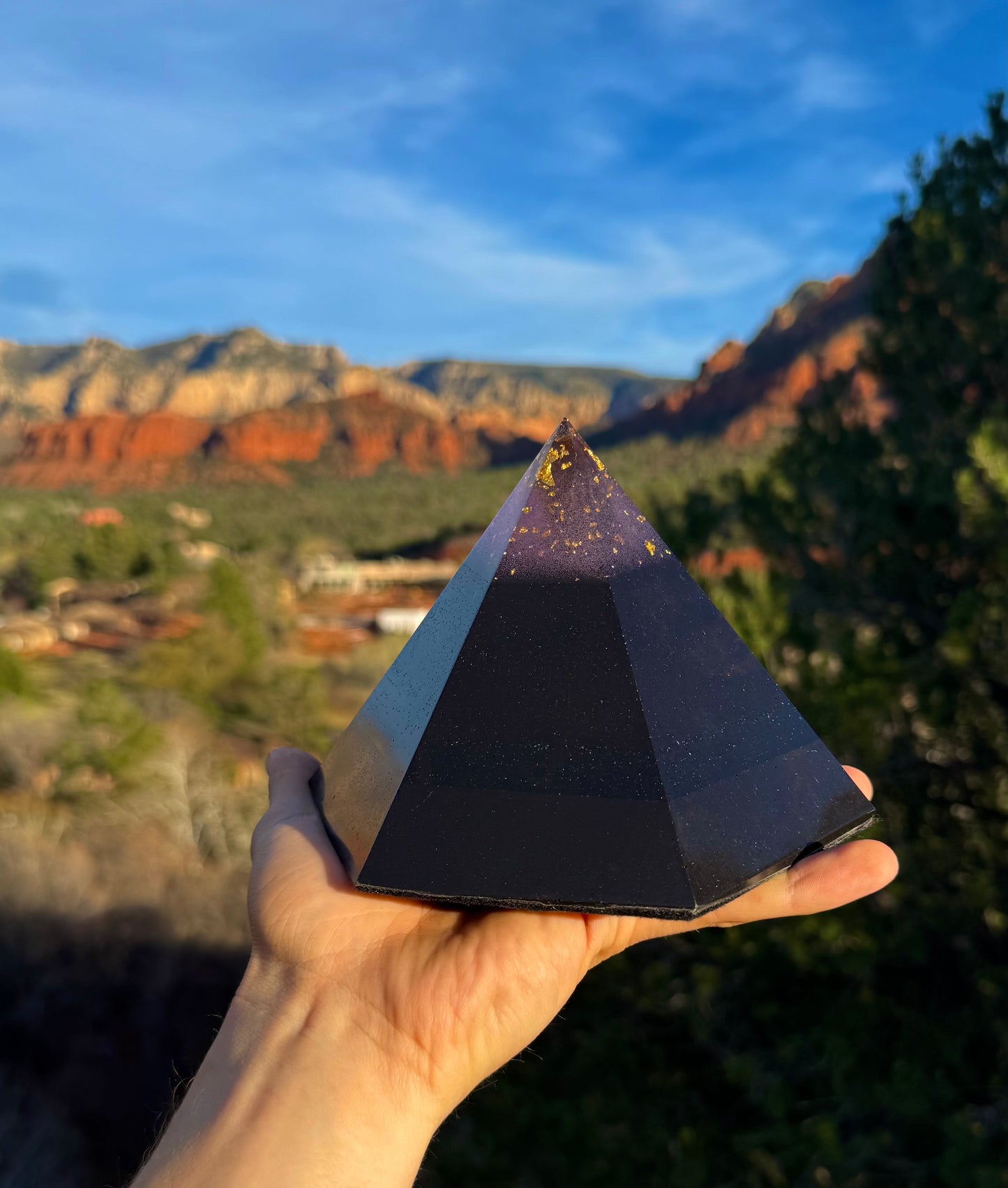 Purple "Ajna" Dodecahedron